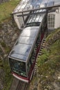 The FlÃÂ¸ibanen Funicular train Bergen